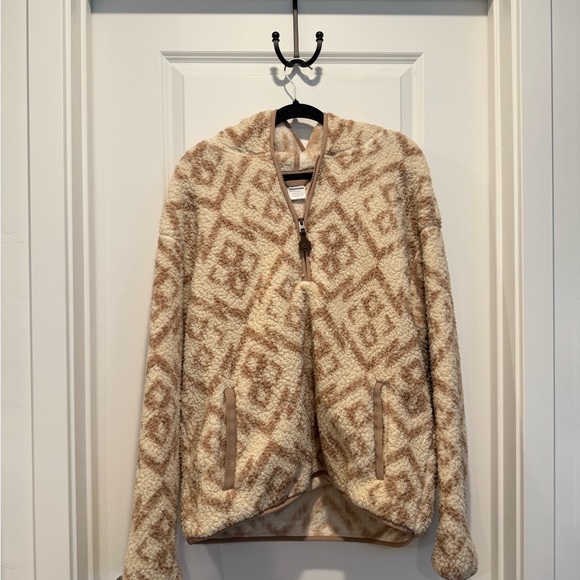 No Brand Jackets & Blazers - Cozy Cream and Brown Teddy Jacket